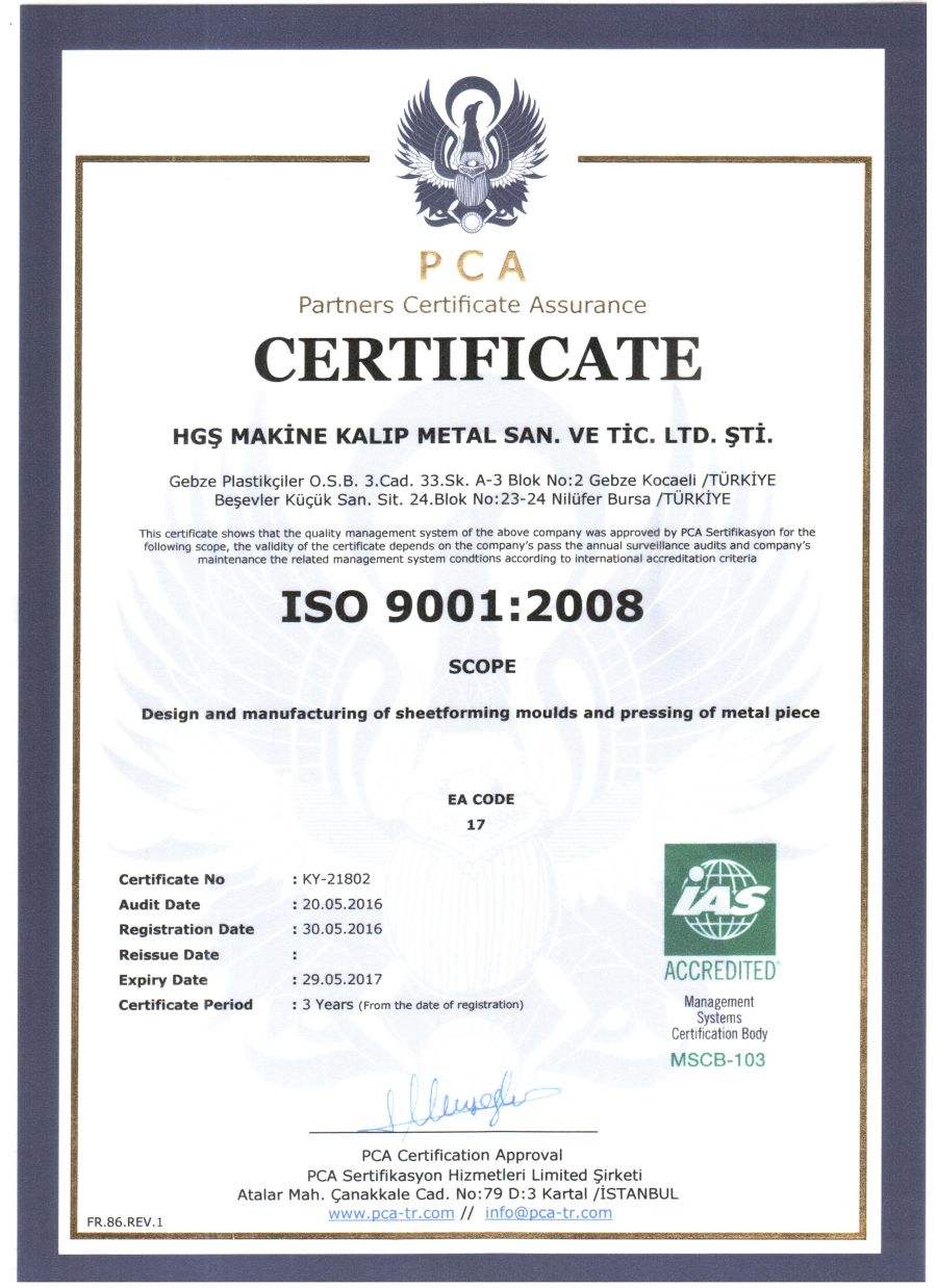 hgs-makine-iso-belge